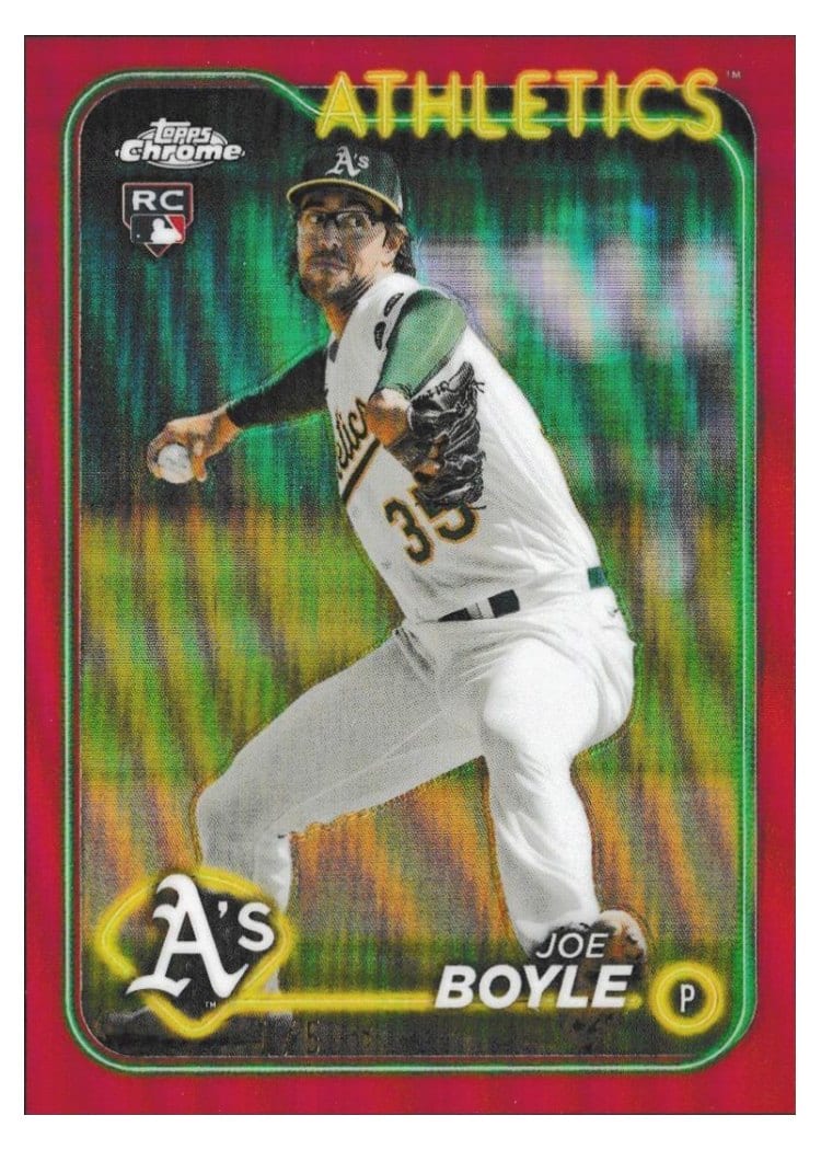 2024 Topps Chrome Joe Boyle #91 card