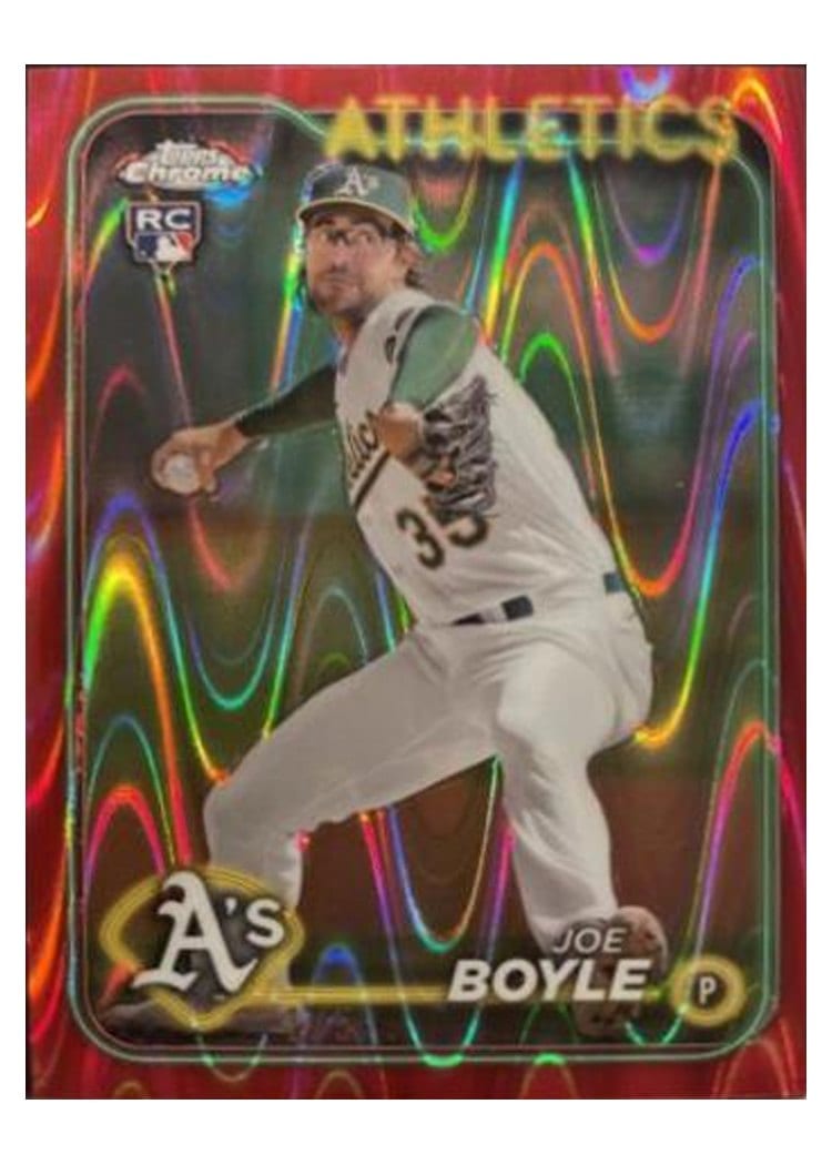 2024 Topps Chrome Joe Boyle #91 card