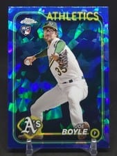 2024 Topps Chrome Sapphire Edition Base Set Joe Boyle #443 card