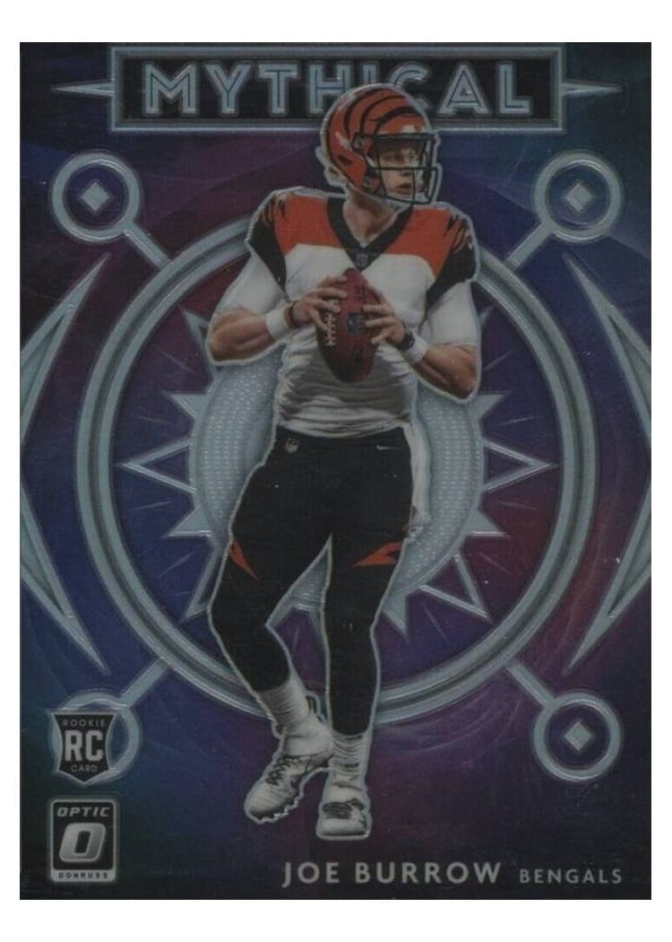 2020 Donruss Optic Mythical Joe Burrow #11 card