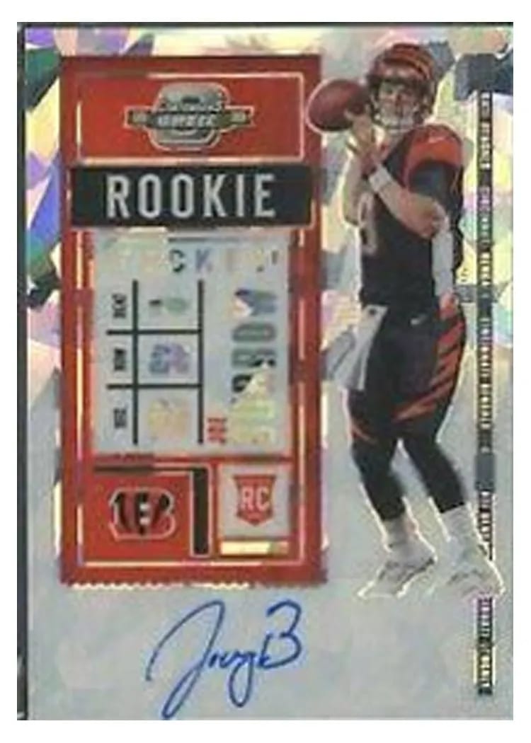 2020 Panini Contenders Optic Base Set Joe Burrow #101 card