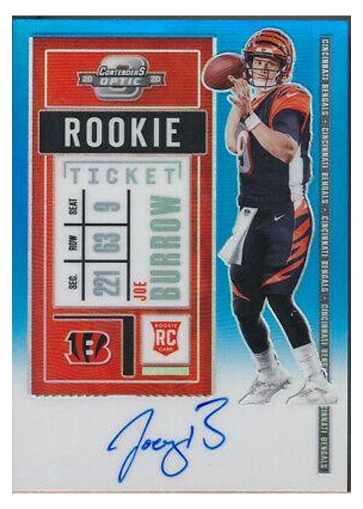 2020 Panini Contenders Optic Base Set Joe Burrow #101 card