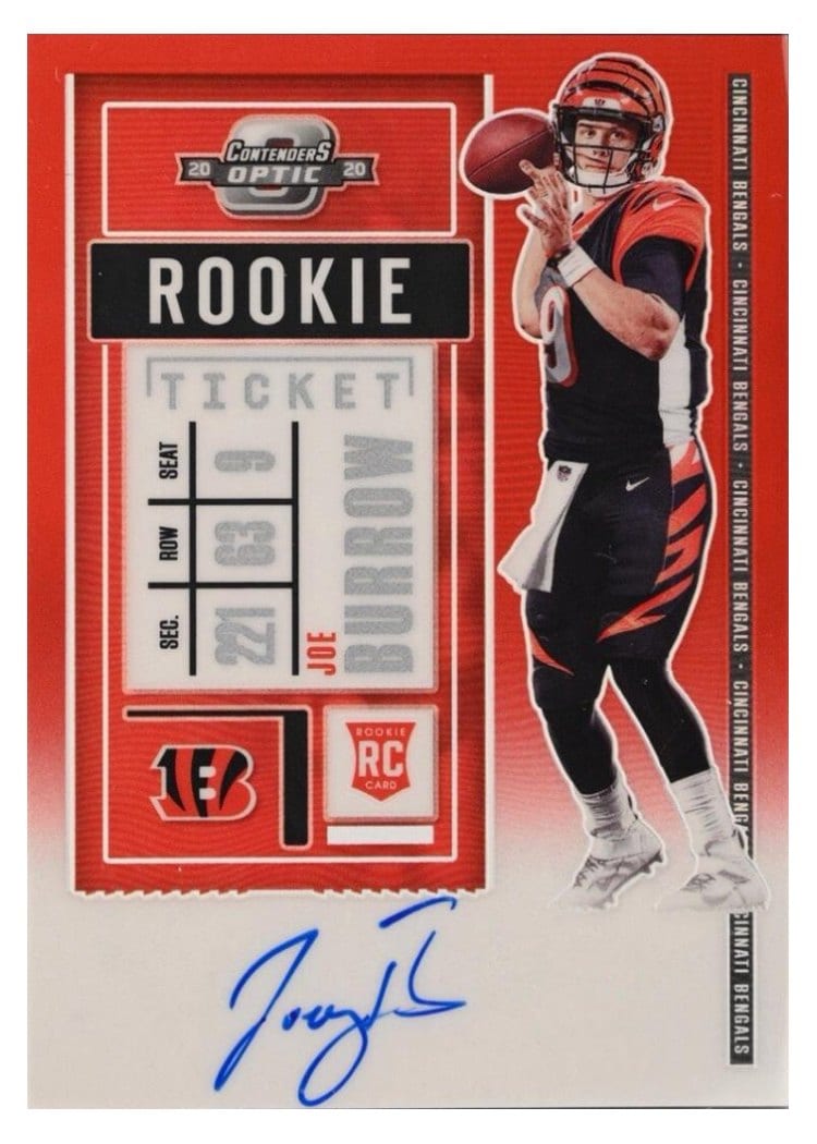 2020 Panini Contenders Optic Base Set Joe Burrow #101 card