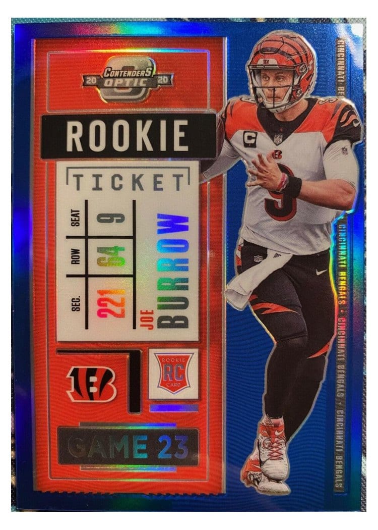 2020 Panini Contenders Optic Base Set Joe Burrow #81 card