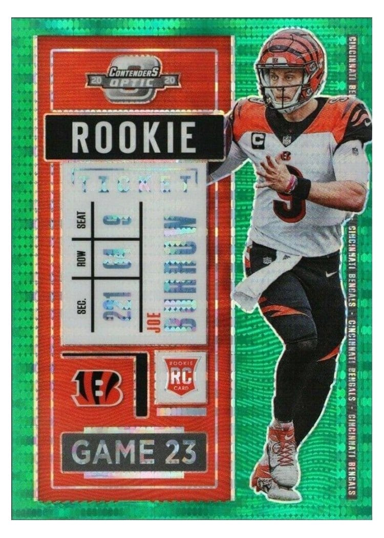 2020 Panini Contenders Optic Base Set Joe Burrow #81 card