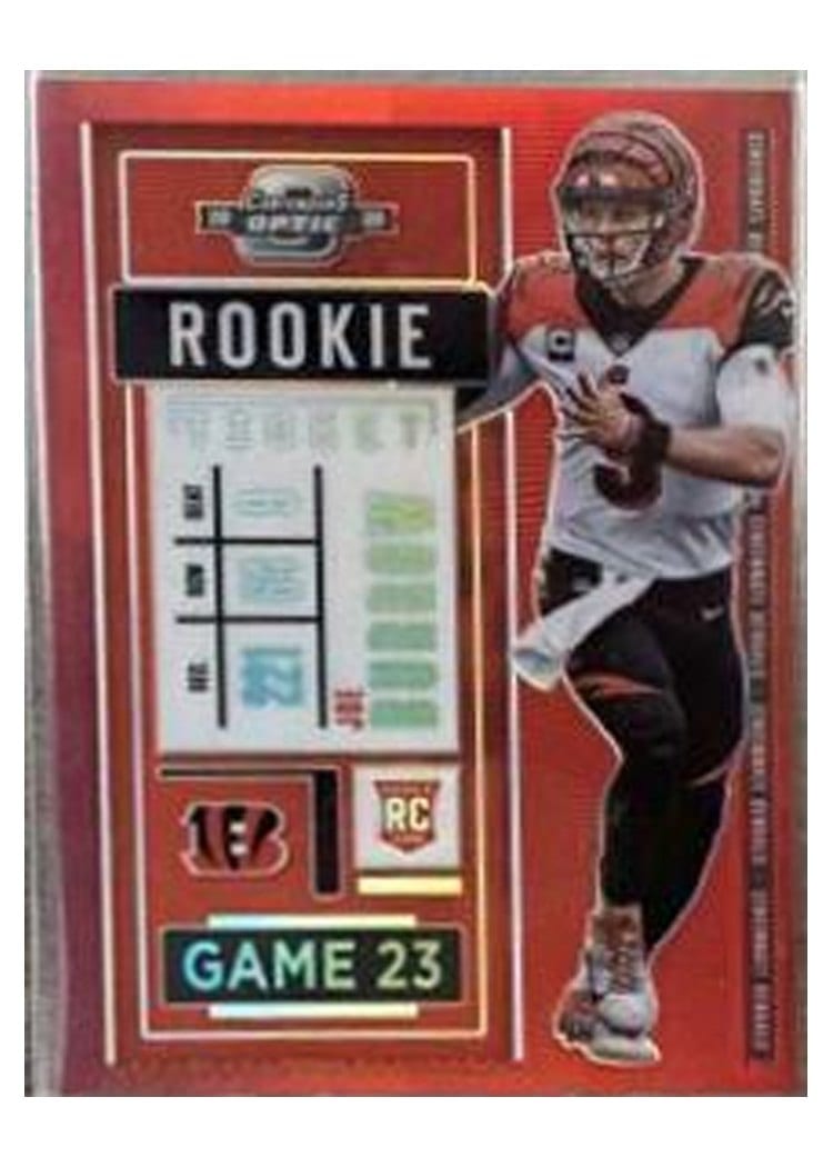 2020 Panini Contenders Optic Base Set Joe Burrow #81 card
