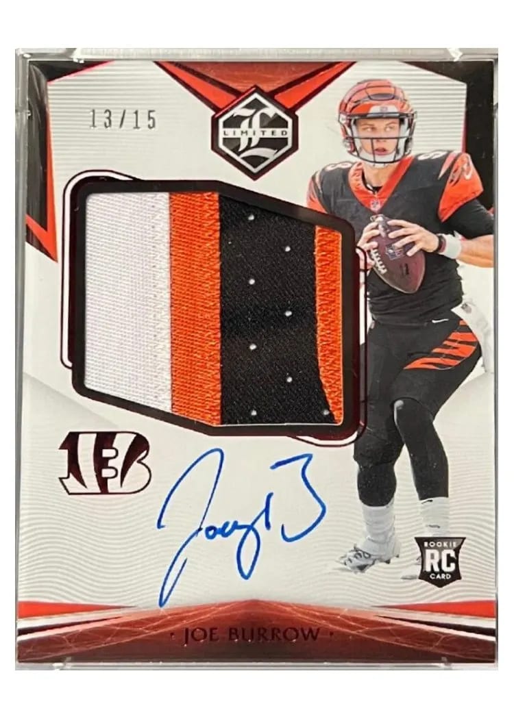 Joe Burrow 2020 Panini Limited card
