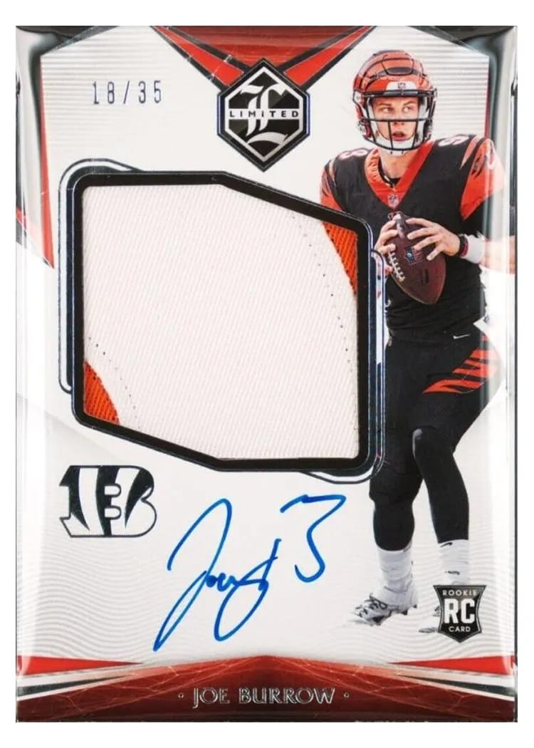 2020 Panini Limited Joe Burrow #143 card