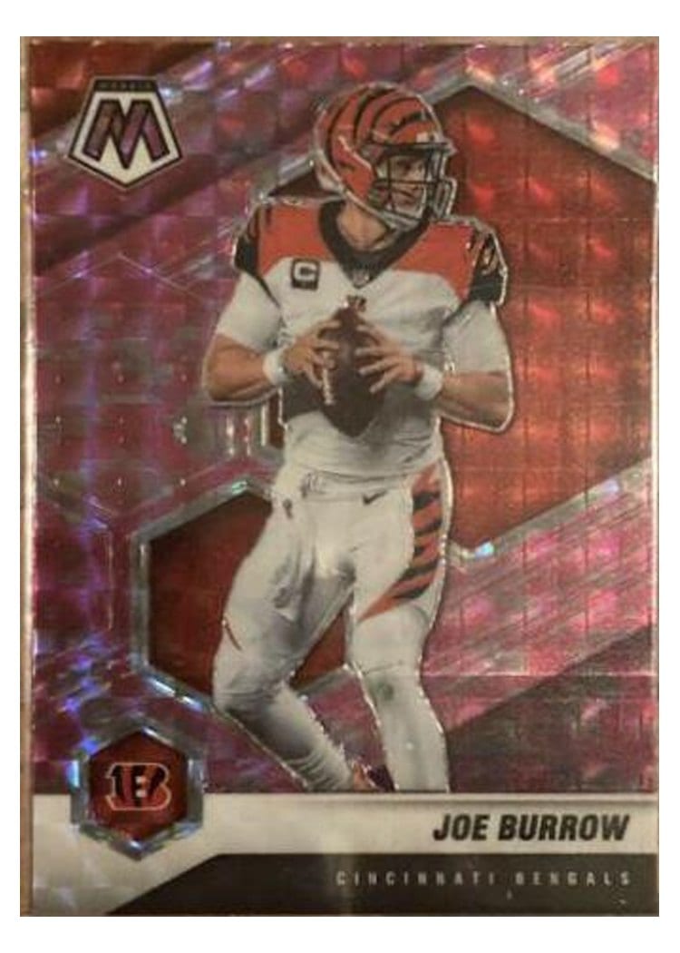 2021 Panini Mosaic Base Set Joe Burrow #47 card