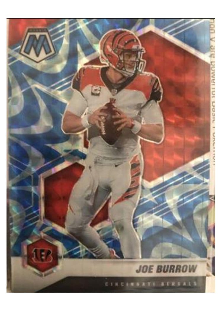 2021 Panini Mosaic Base Set Joe Burrow #47 card