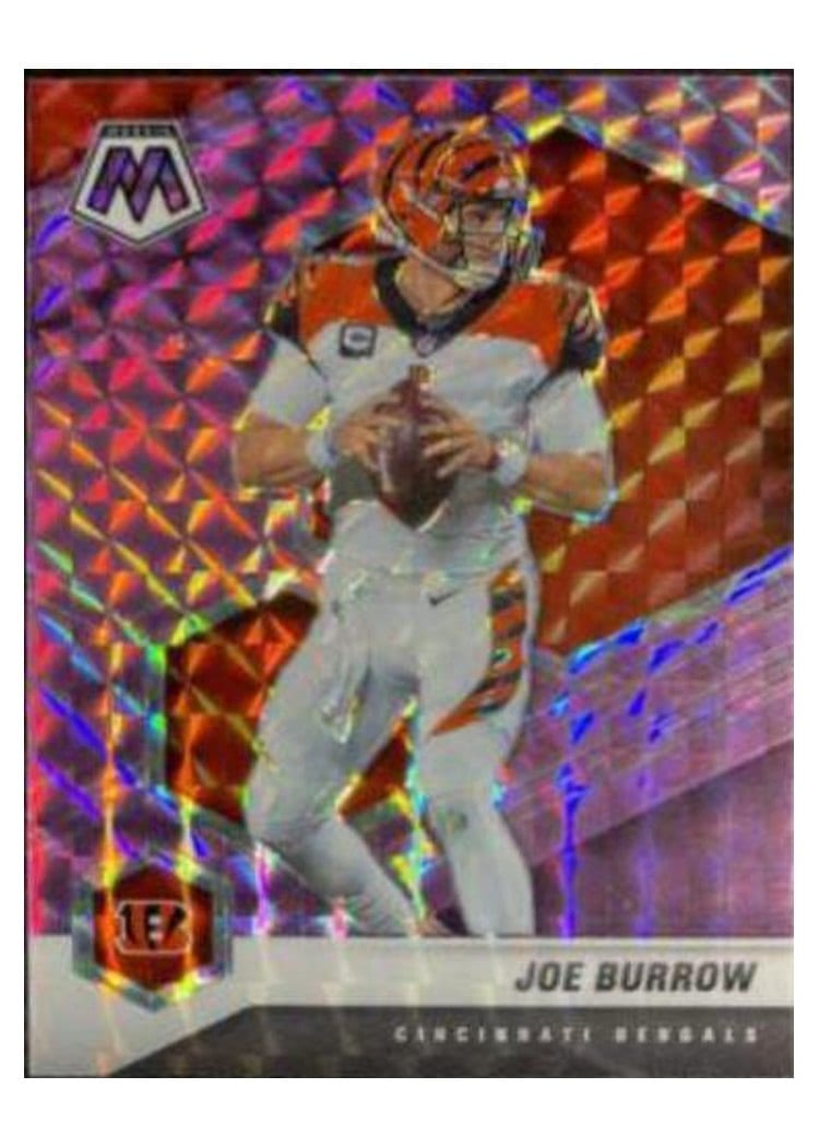 2021 Panini Mosaic Base Set Joe Burrow #47 card