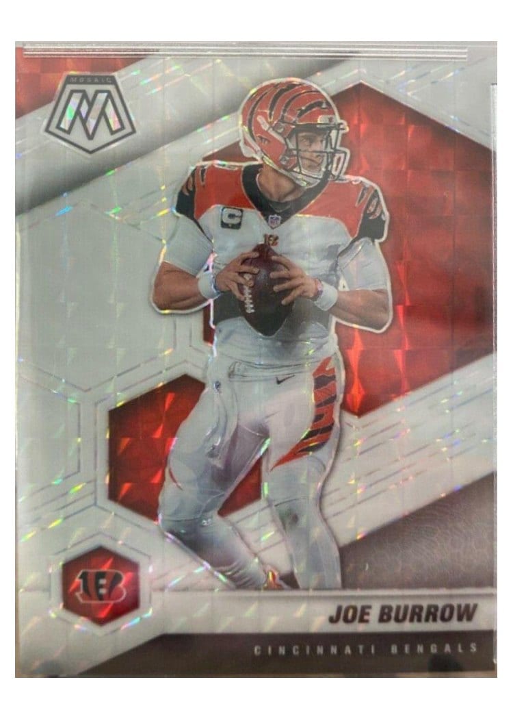 2021 Panini Mosaic Base Set Joe Burrow #47 card