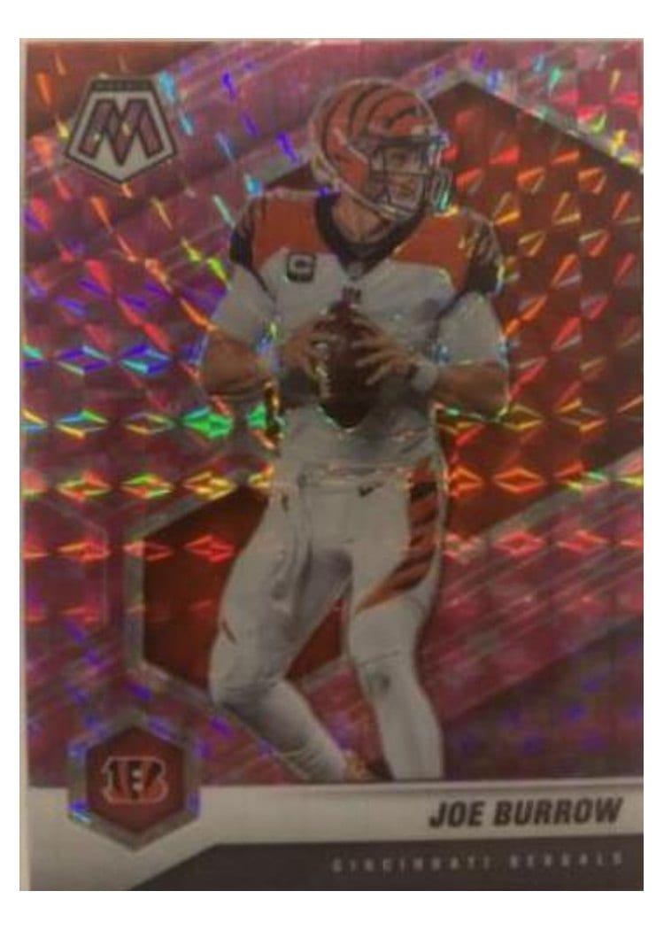 2021 Panini Mosaic Base Set Joe Burrow #47 card