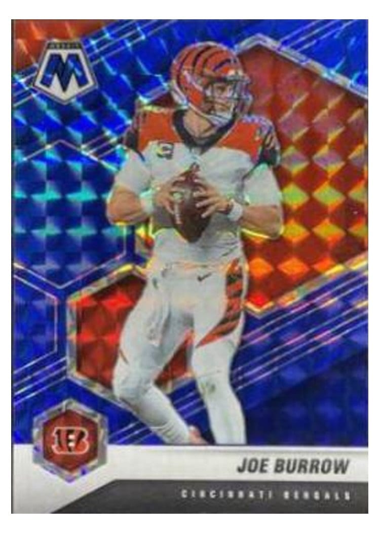 2021 Panini Mosaic Base Set Joe Burrow #47 card
