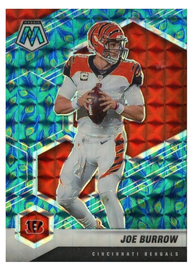 2021 Panini Mosaic Base Set Joe Burrow #47 card