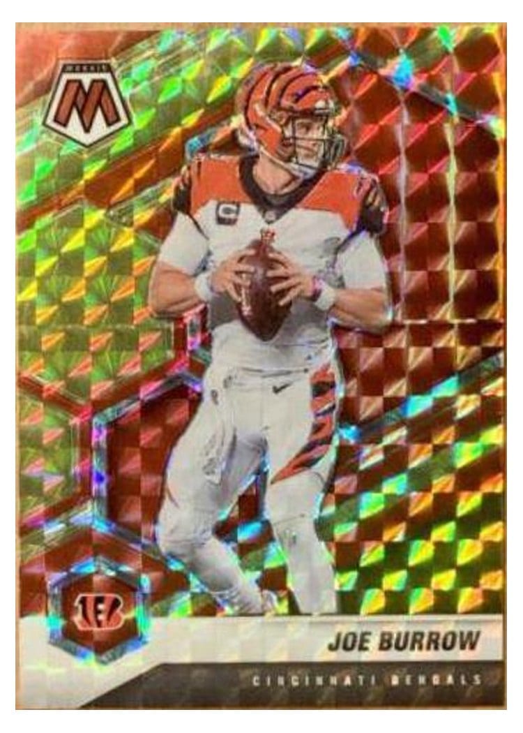2021 Panini Mosaic Base Set Joe Burrow #47 card