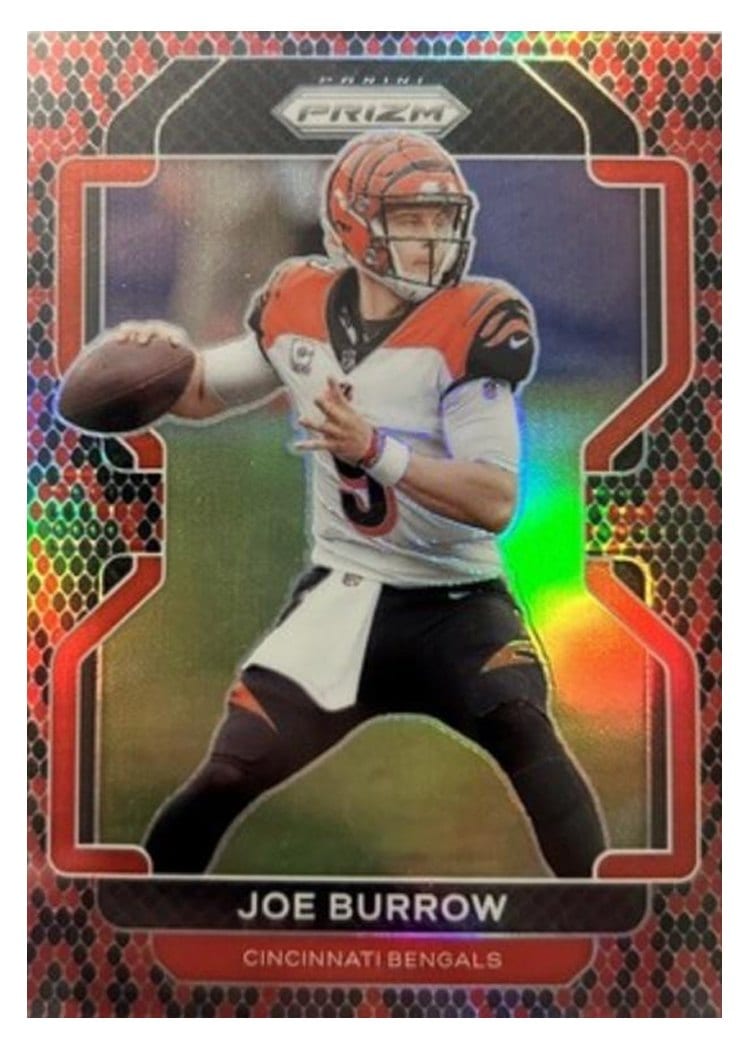 2021 Panini Prizm Base Set Joe Burrow #273 card