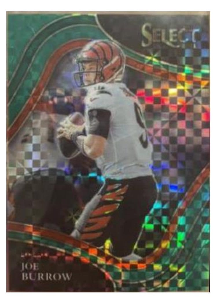 2021 Panini Select Base Set Joe Burrow #309 card