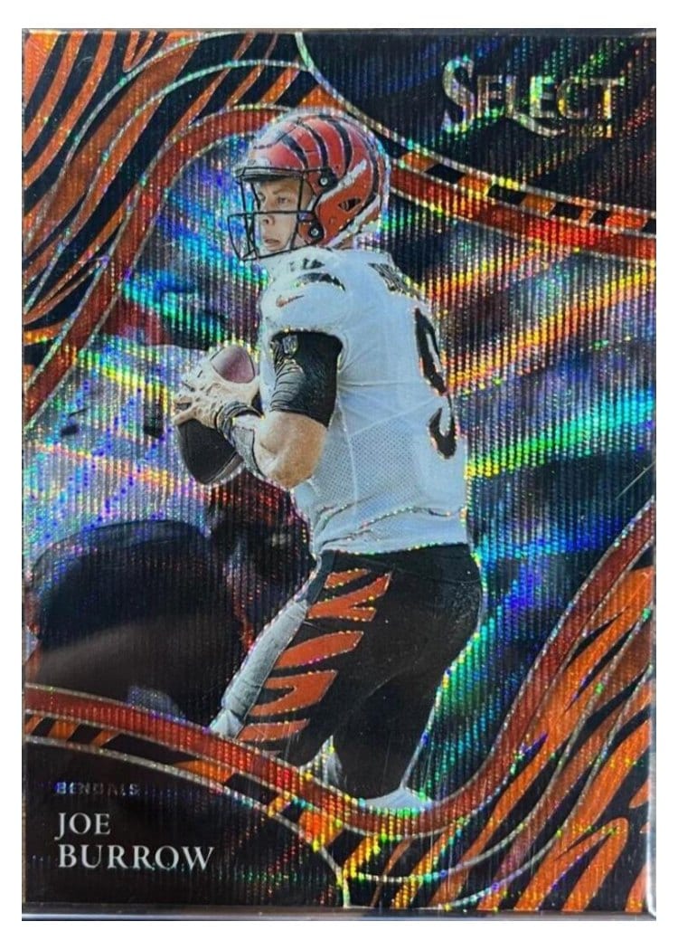 2021 Panini Select Base Set Joe Burrow #309 card