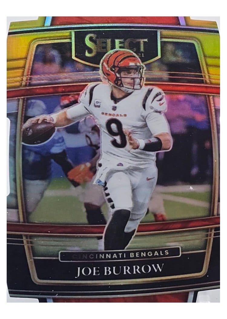 2021 Panini Select Base Set Joe Burrow #9 card