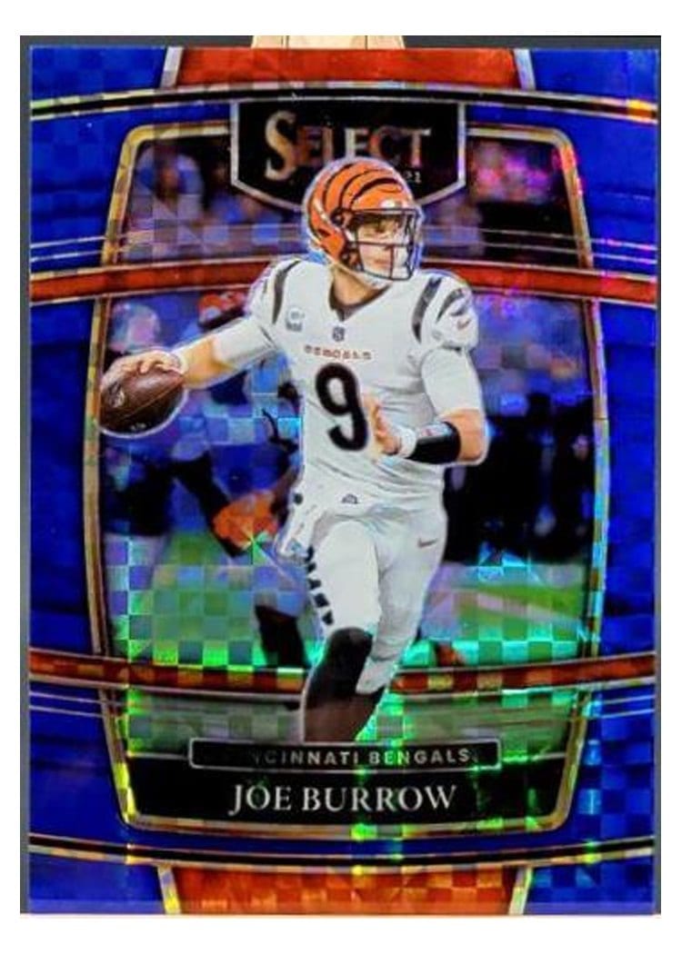 2021 Panini Select Base Set Joe Burrow #9 card