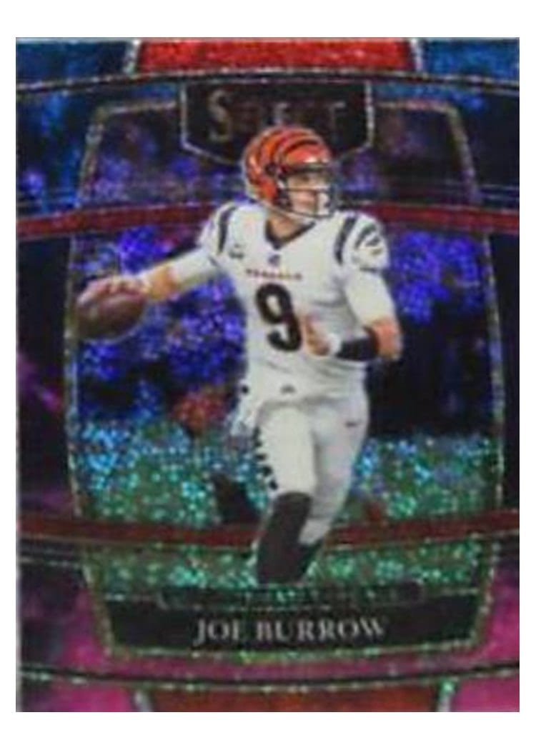 2021 Panini Select Base Set Joe Burrow #9 card