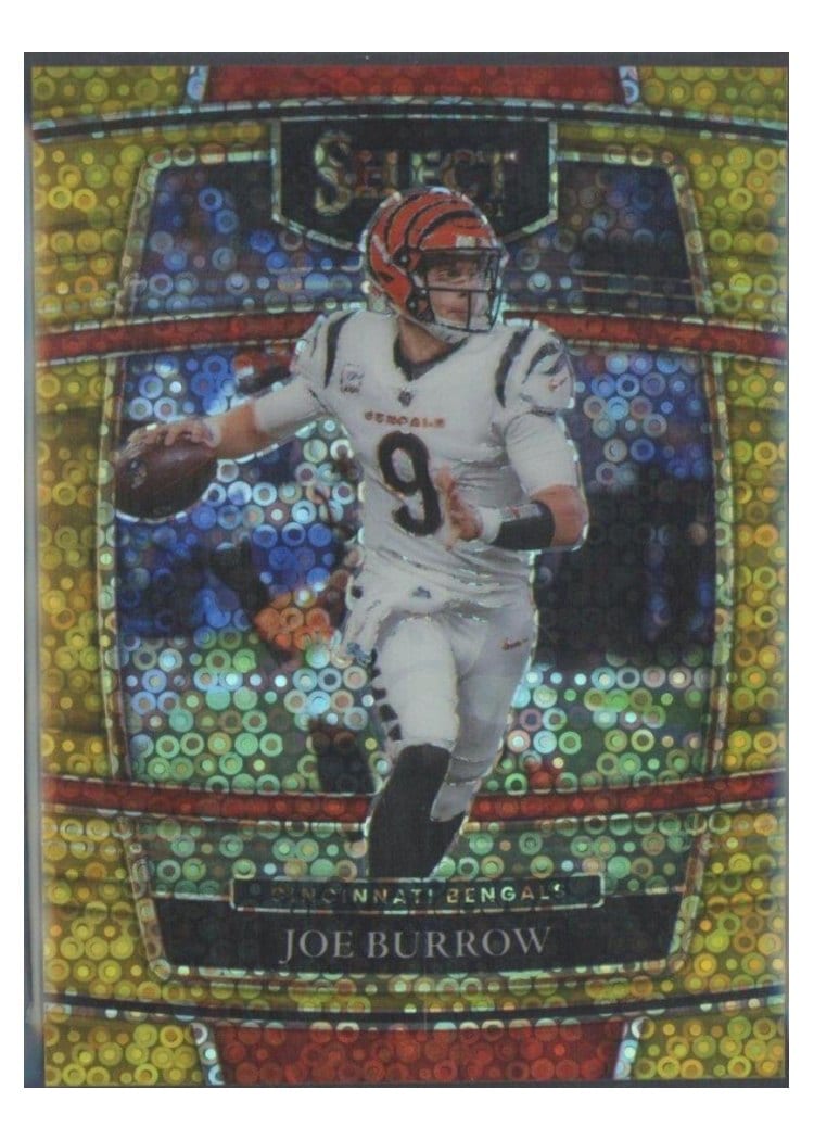 2021 Panini Select Base Set Joe Burrow #9 card