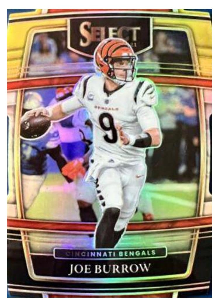 2021 Panini Select Base Set Joe Burrow #9 card