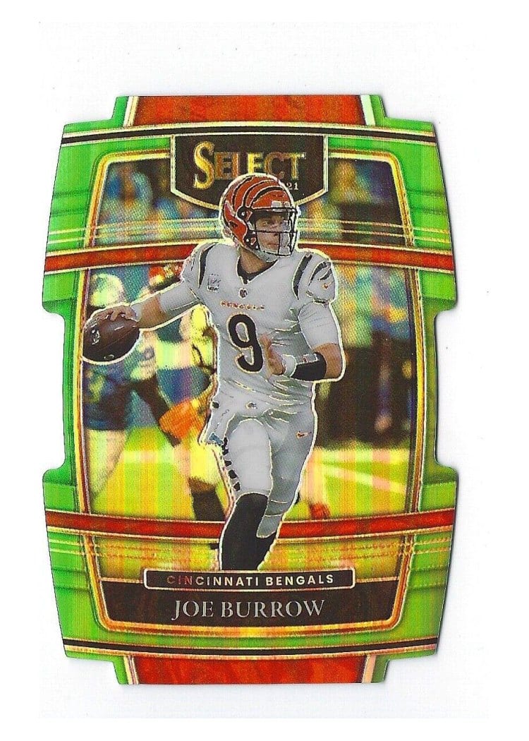 2021 Panini Select Base Set Joe Burrow #9 card