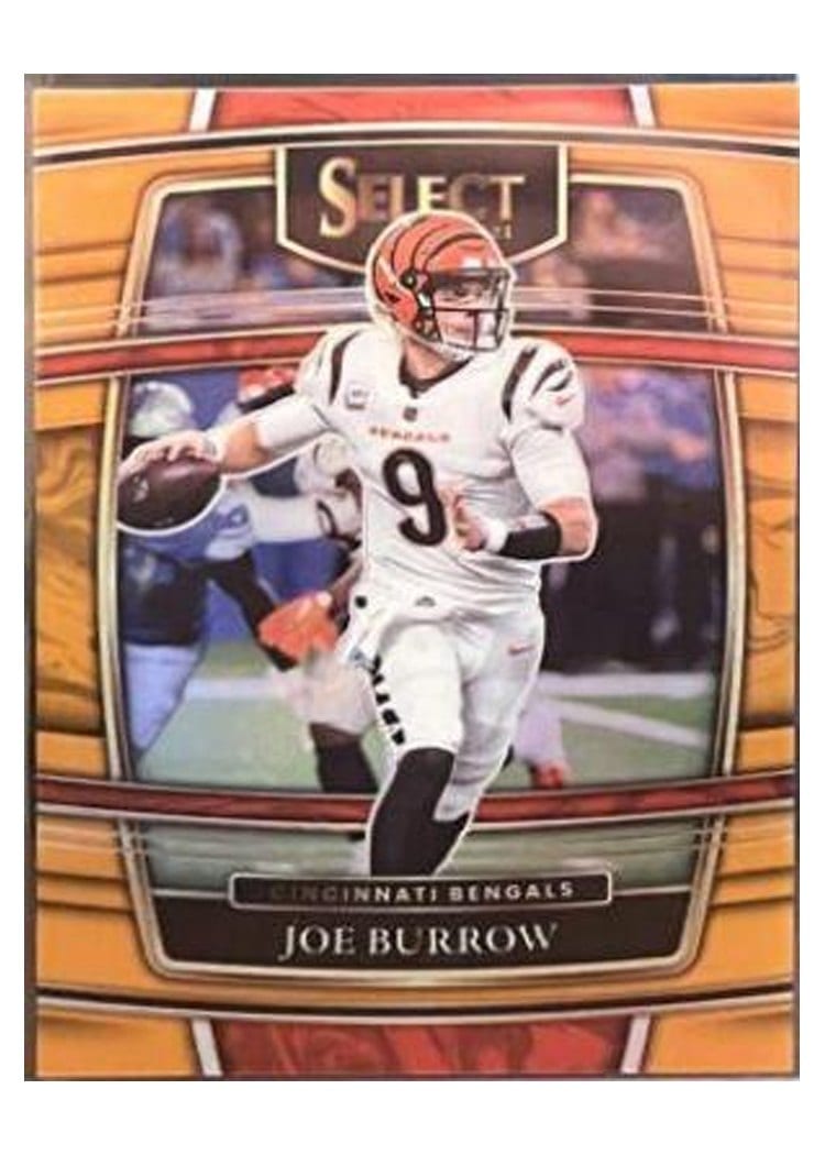 2021 Panini Select Base Set Joe Burrow #9 card