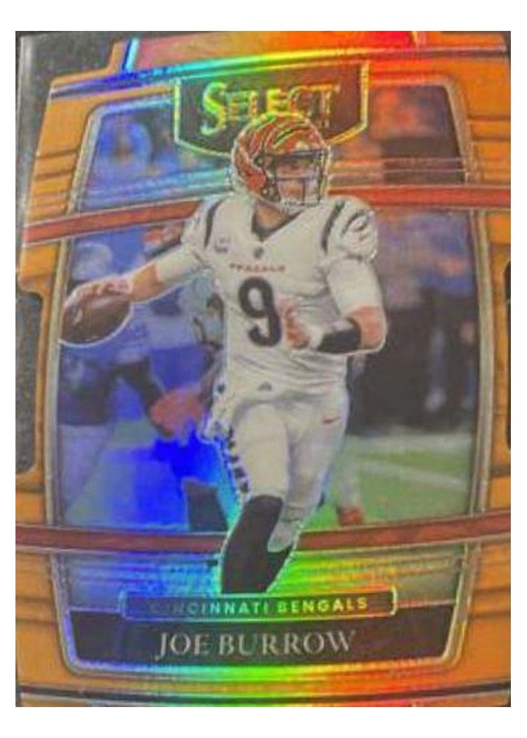 2021 Panini Select Base Set Joe Burrow #9 card