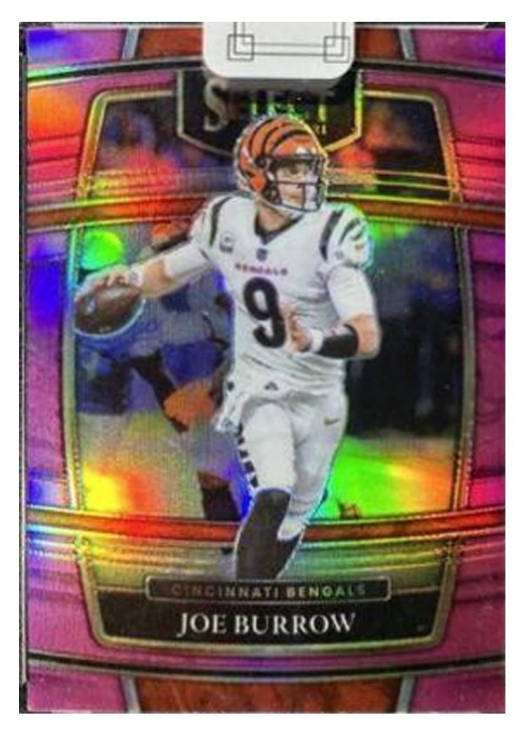 2021 Panini Select Base Set Joe Burrow #9 card