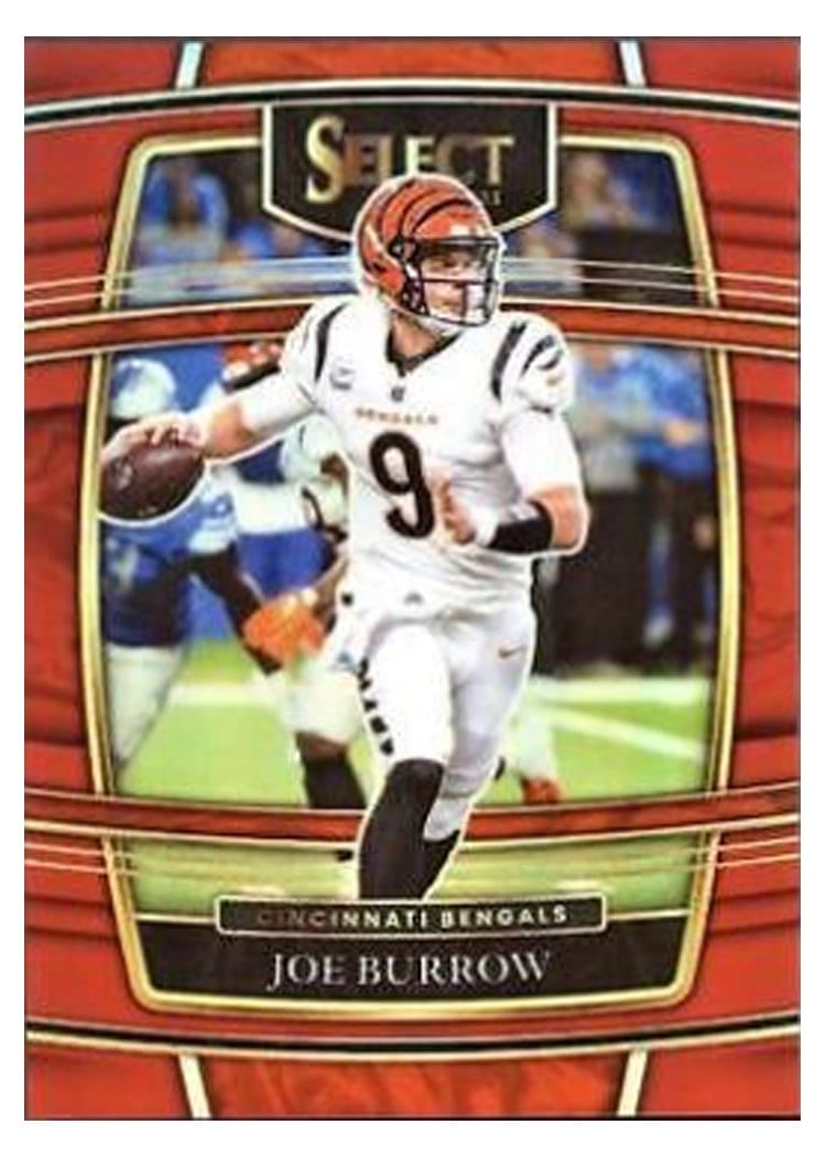 2021 Panini Select Base Set Joe Burrow #9 card