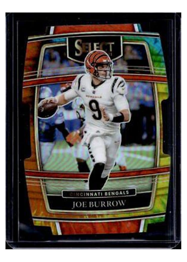 2021 Panini Select Base Set Joe Burrow #9 card
