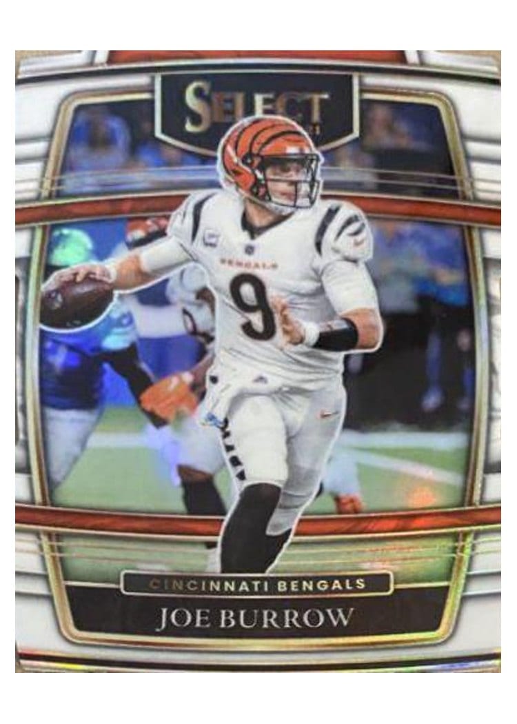 2021 Panini Select Base Set Joe Burrow #9 card