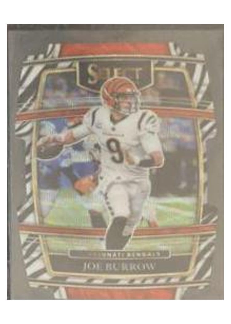 2021 Panini Select Base Set Joe Burrow #9 card