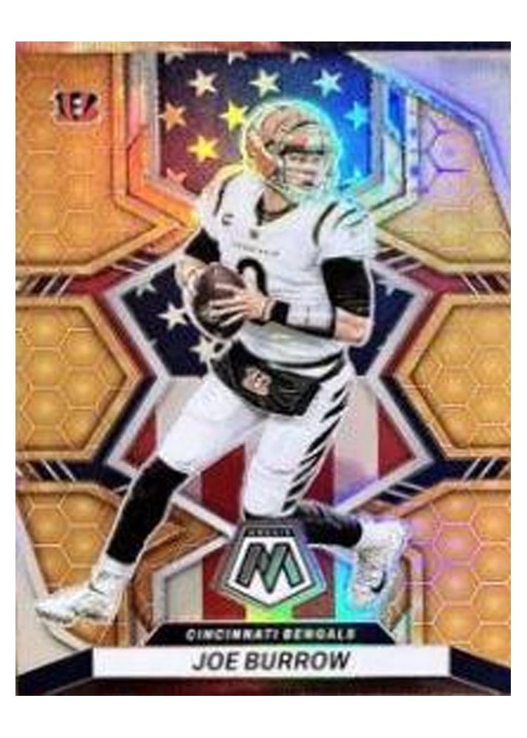2022 Panini Mosaic Joe Burrow Honeycomb #255 card