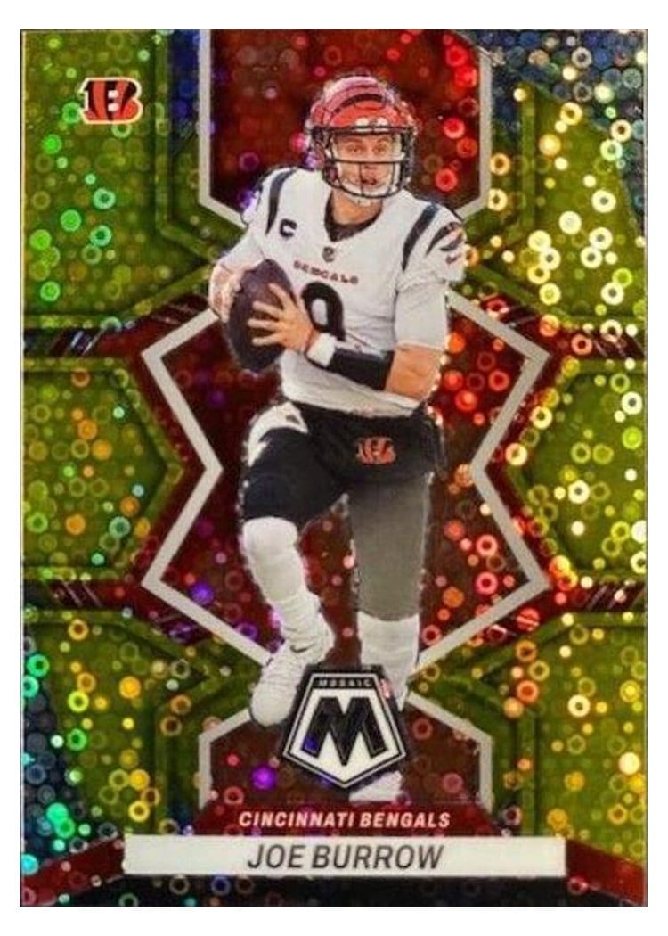2022 Panini Mosaic Joe Burrow #255 card