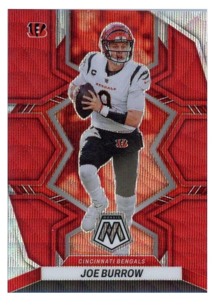 2022 Panini Mosaic Base Set Joe Burrow #39 card
