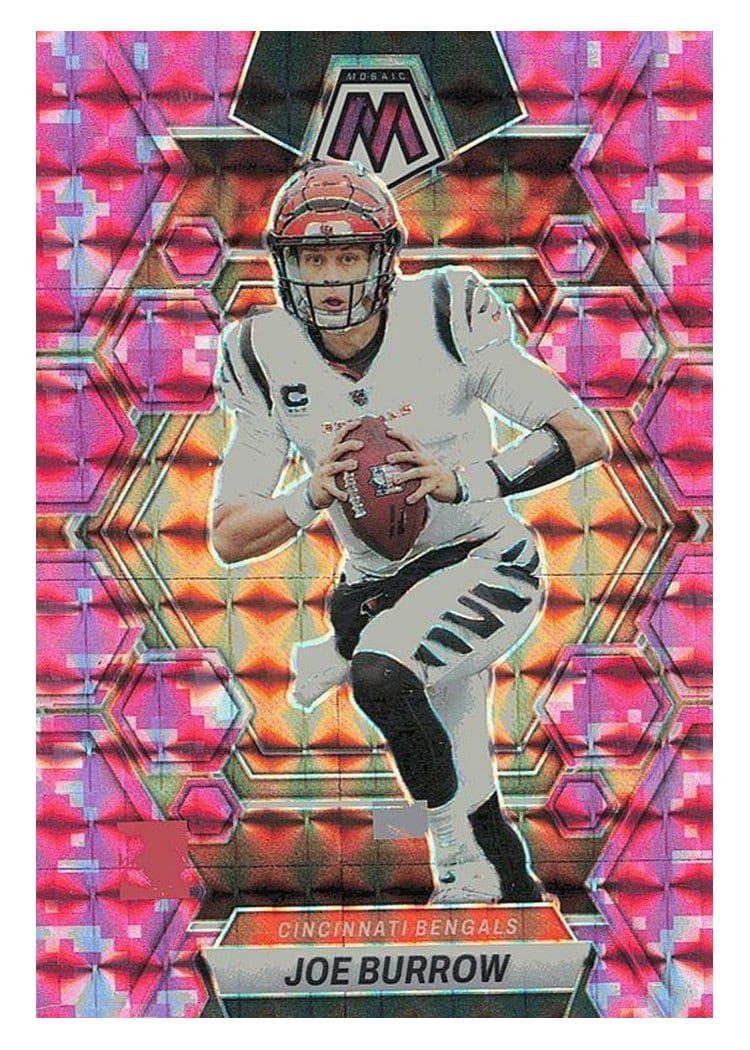 2023 Panini Mosaic Base Set Joe Burrow #40 card
