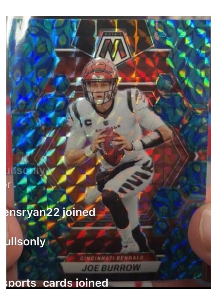 2023 Panini Mosaic Base Set Joe Burrow #40 card