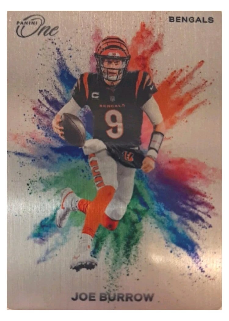 2023 Panini One Color Blast Joe Burrow #5 card