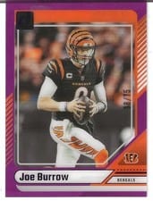 2024 Clearly Donruss Base Set Joe Burrow #12 card