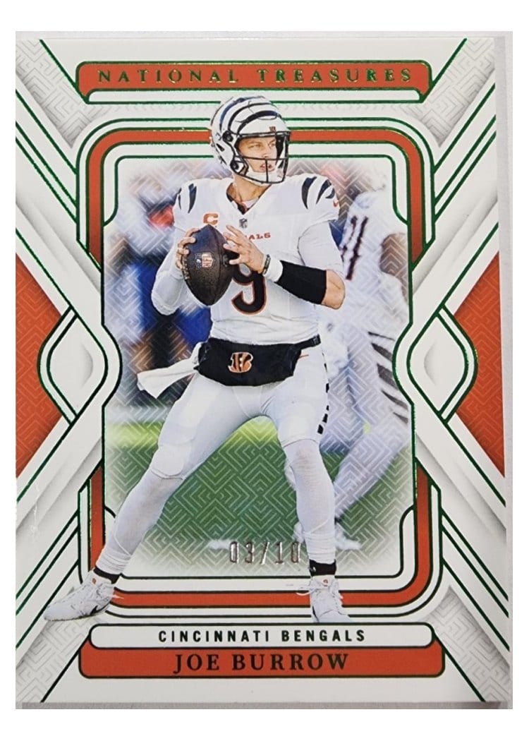 2024 Panini National Treasures Base Set Joe Burrow #20 card