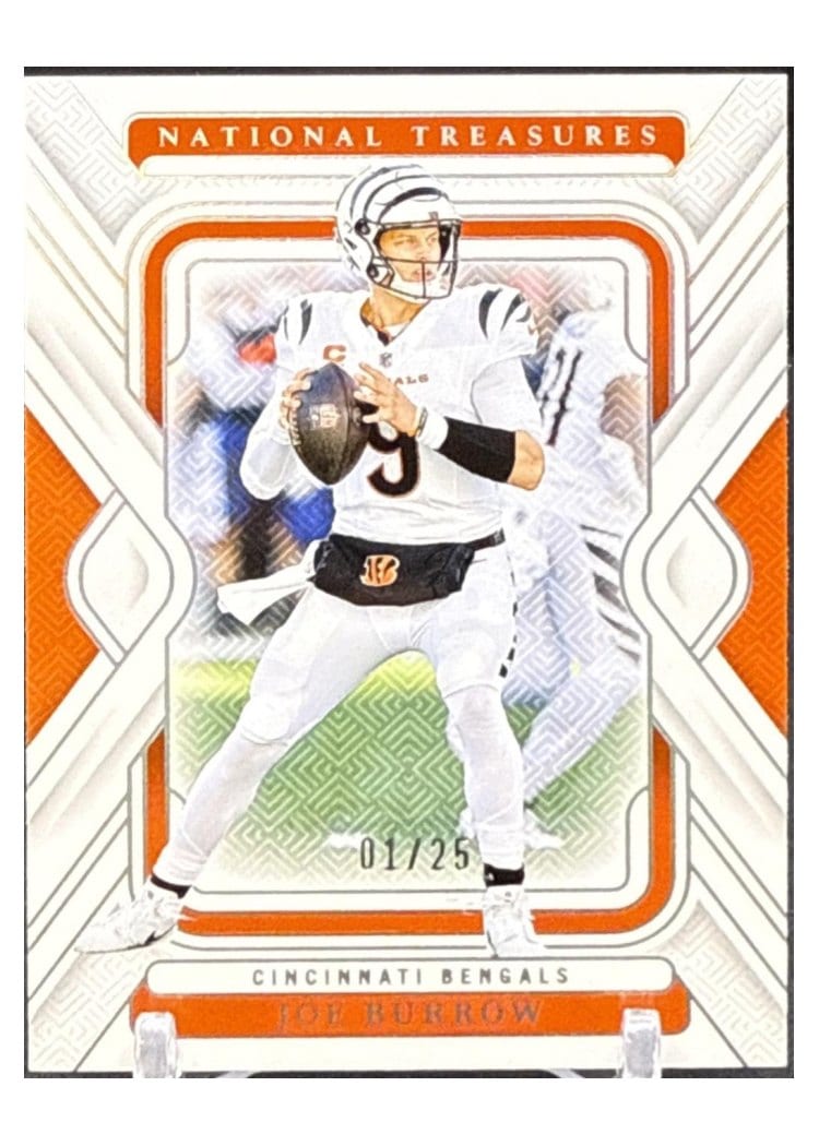 2024 Panini National Treasures Base Set Joe Burrow #20 card
