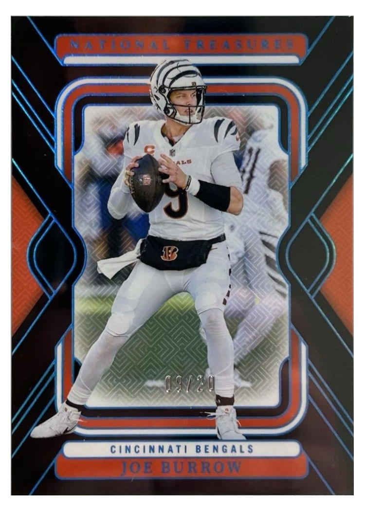 2024 Panini National Treasures Base Set Joe Burrow #20 card
