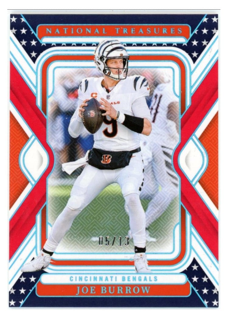 2024 Panini National Treasures Base Set Joe Burrow #20 card