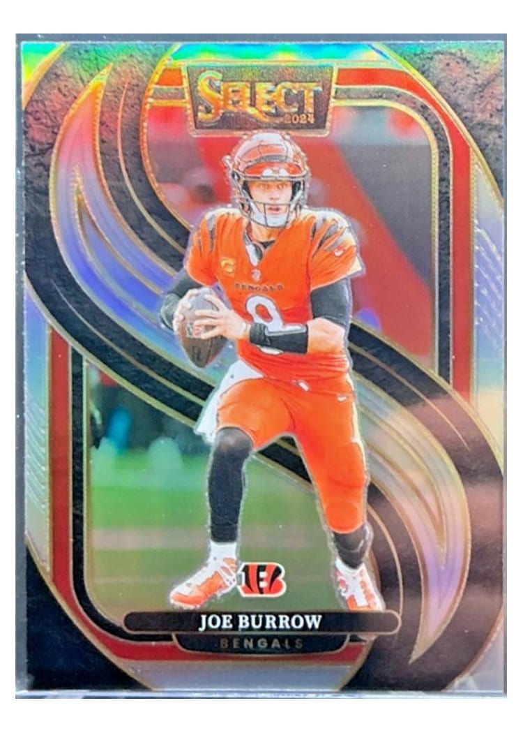 2024 Panini Select Joe Burrow Silver Prizm #127 card