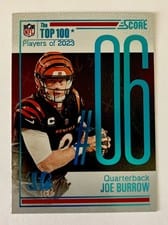 2024 Score Top 100 Joe Burrow #6 card