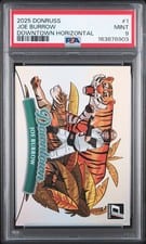 2025 Donruss Downtown! Horizontal Joe Burrow #1 card